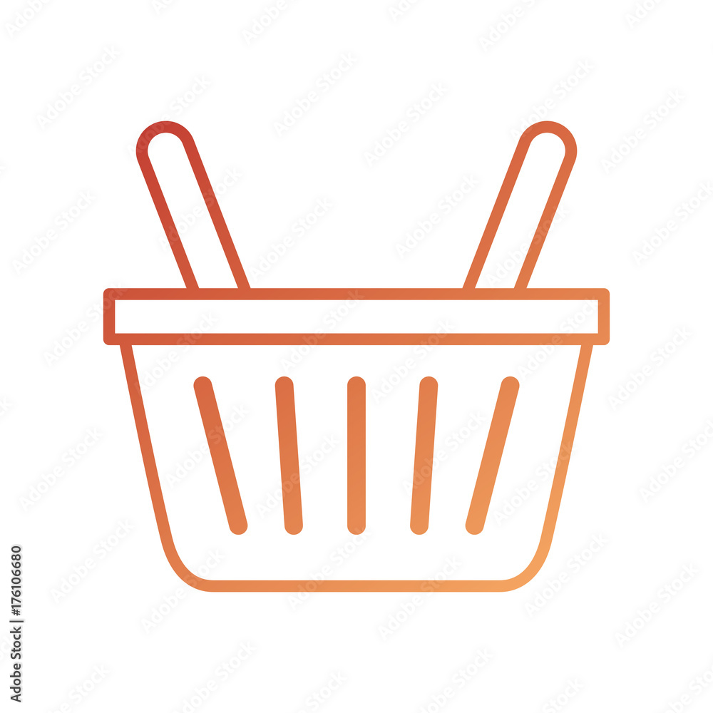 online shopping basket ecommerce market icon online shopping basket ecommerce market icon