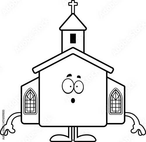 Surprised Cartoon Church