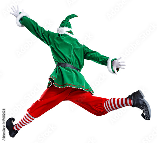 Cuadro en lienzo xmas time and green elf