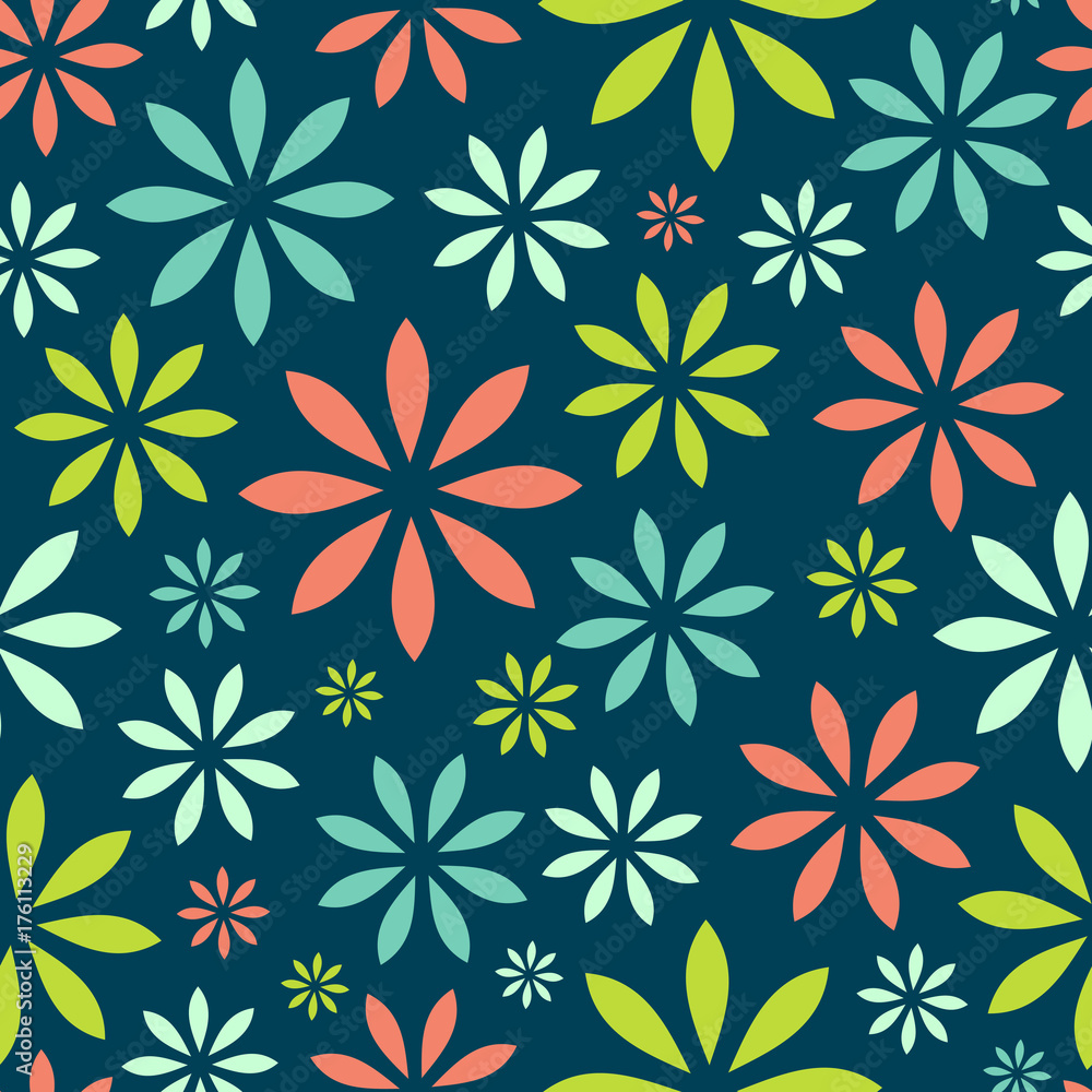 Seamless flower pattern Seamless flower pattern