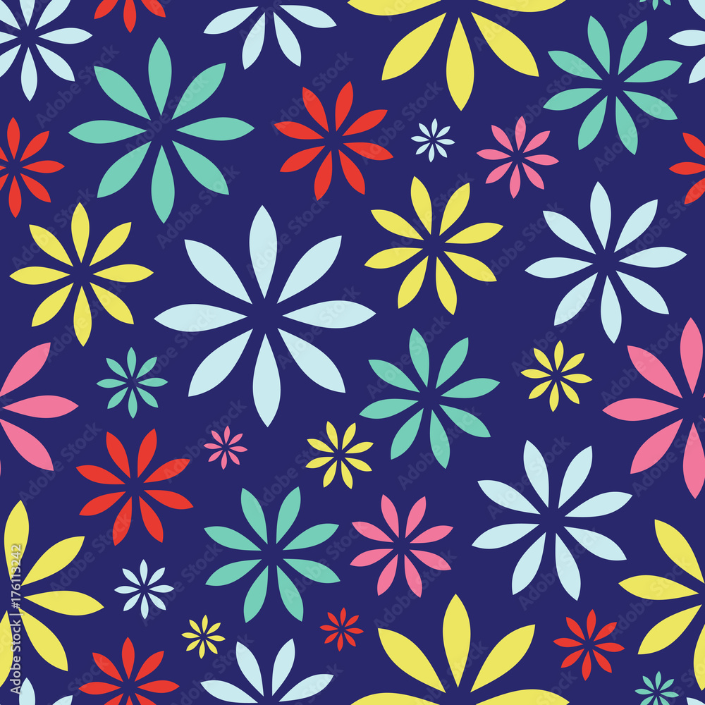 Seamless flower pattern Seamless flower pattern