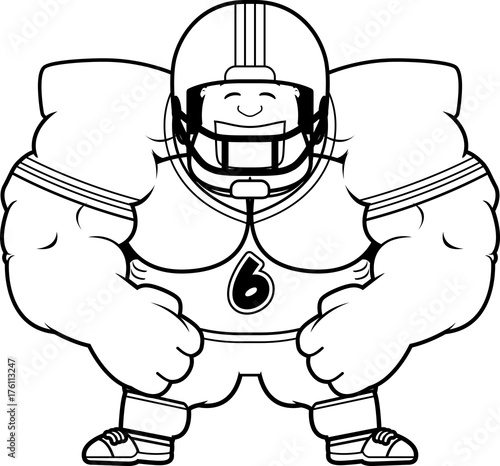 Cartoon Football Player