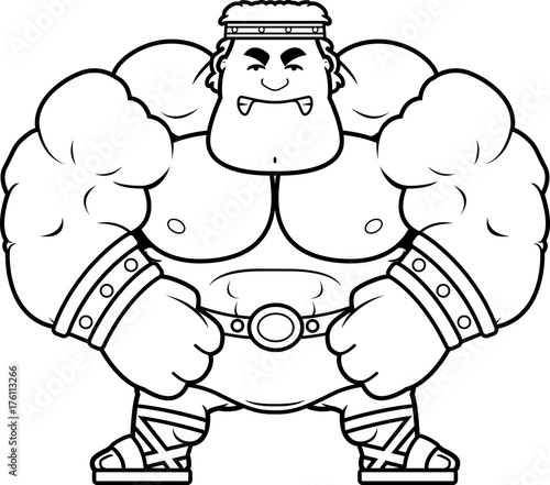 Angry Cartoon Hercules