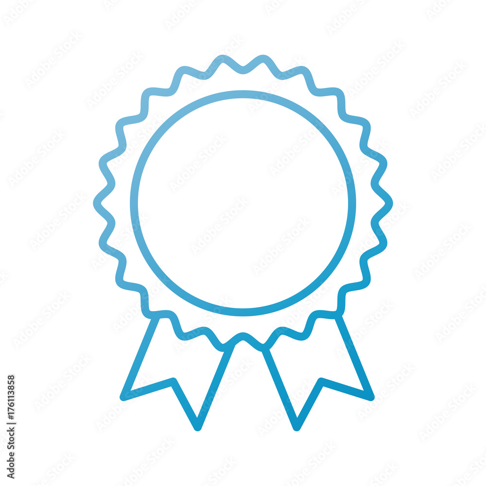 award rosette with ribbon toy decoration