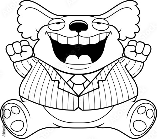 Cartoon Fat Koala Suit