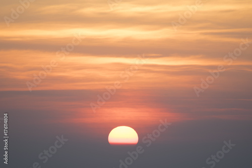 Fototapeta Naklejka Na Ścianę i Meble -  Beautiful sunset or sunrise background.