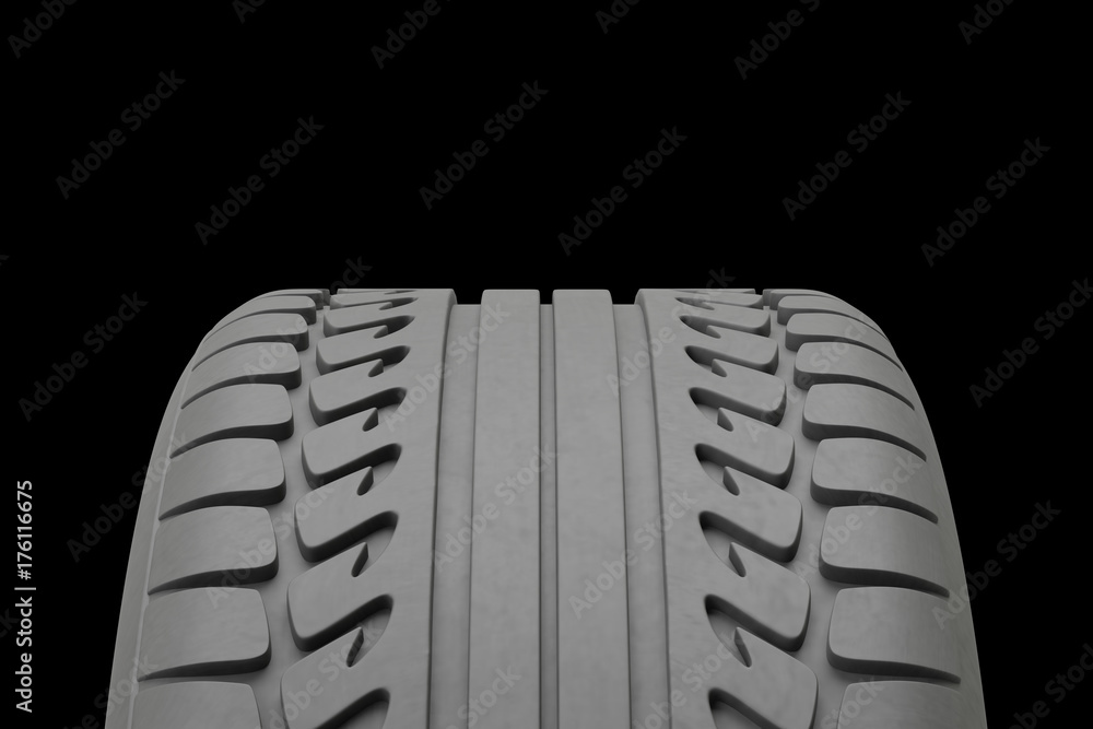 Tire - close-up tread Tire - close-up tread