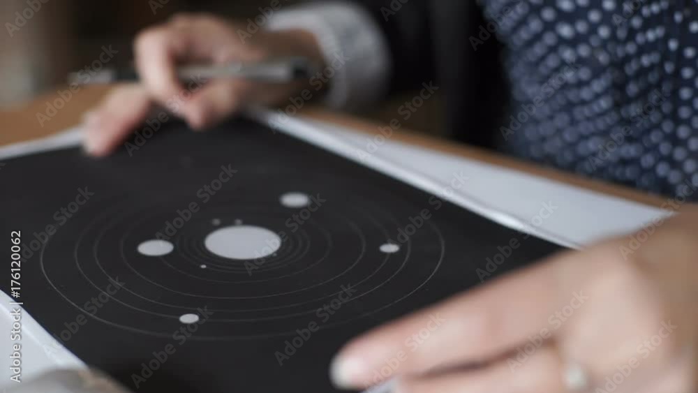 The engineer is working on a flight from Earth to Mars The engineer is working on a flight from Earth to Mars