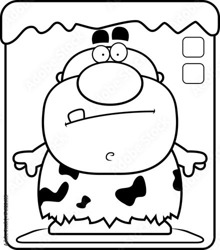 Cartoon Caveman Frozen