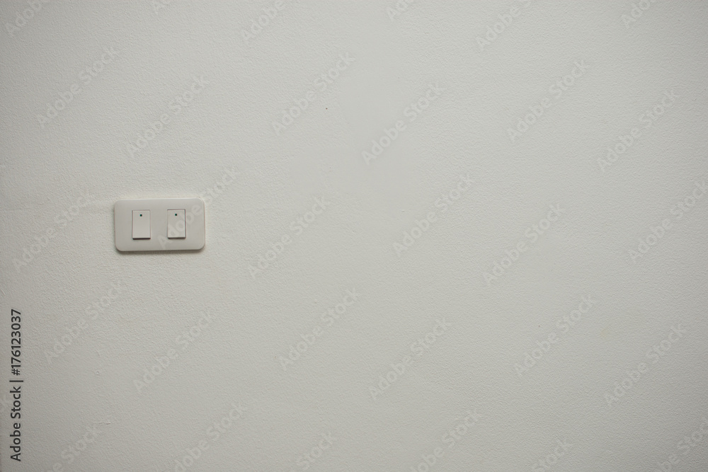 switch on the white wall switch on the white wall