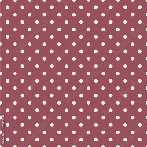 Polka dot seamless pattern. Dotted background with circles, dots, rounds