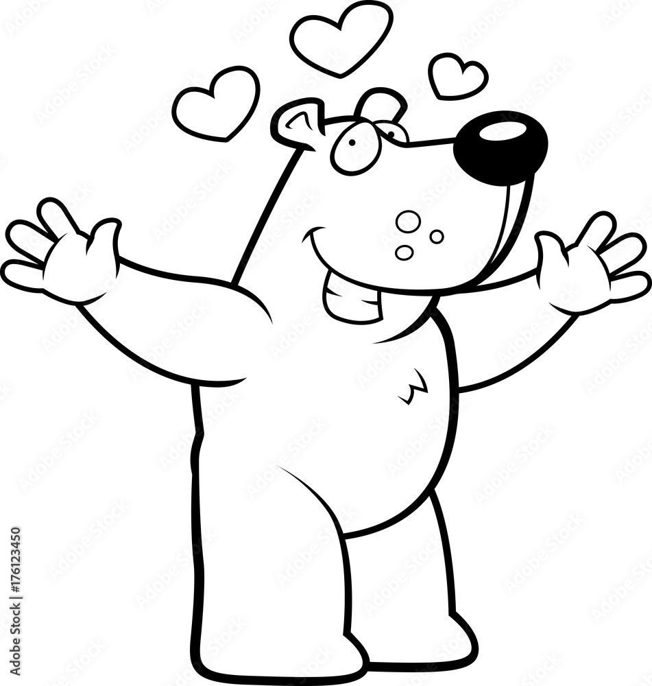 Cartoon Bear Hug Cartoon Bear Hug