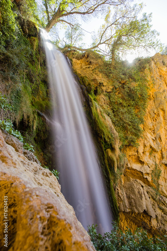 waterfalls of the natural park of the monastery of Piedra, in the Spanish aprovince of Aragon