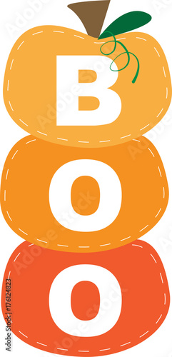 Happy Halloween Harvest Boo Pumpkins