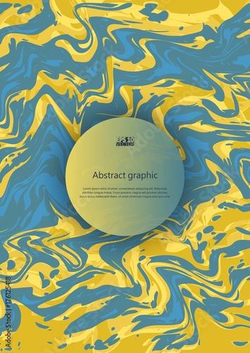 Abstract background with ripple. Creative fluid colors background. Eps10 Vector illustration