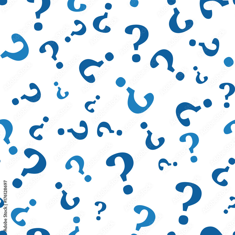 Question mark seamless pattern . Vector seamless pattern with question marks. Monochrome hipster background. Question mark seamless pattern . Vector seamless pattern with question marks. Monochrome hipster background.