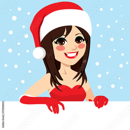 Beautiful young woman with ...