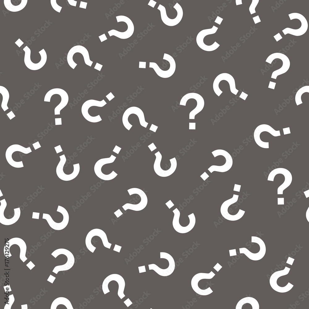 Question mark seamless pattern . Vector seamless pattern with question marks. Monochrome hipster background. Question mark seamless pattern . Vector seamless pattern with question marks. Monochrome hipster background.