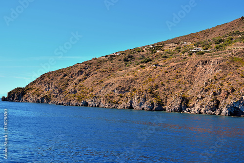 islands of Lipari archipelago Eolie Sicily Italy photo