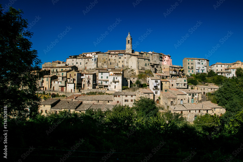 Small medieval town in Tuscany