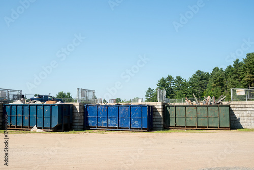 Small Garbage Dump with Sorting Bins