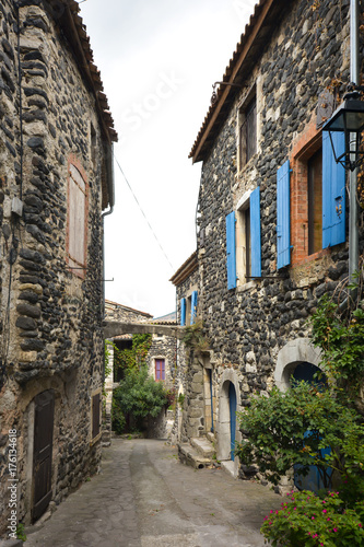 Fototapeta Naklejka Na Ścianę i Meble -  Alba la Romaine ein kleines mittelalterliches Städtchen in Frankreich 