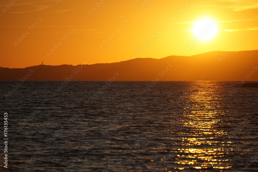 Obraz premium Tuscan sunset