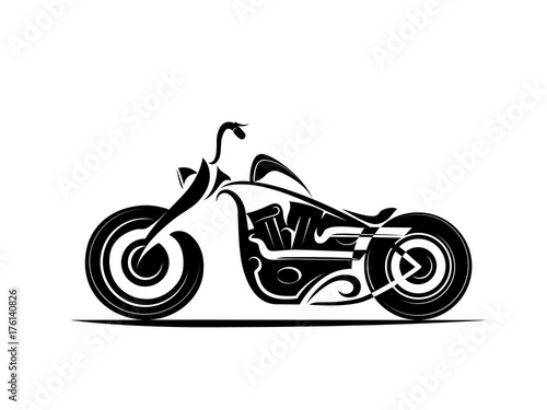 Fototapeta motocykl w stylu amerykańskim