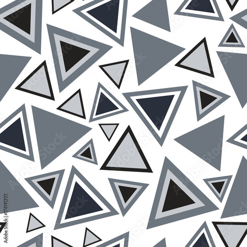 Free Download Triangle Background Pattern. Repeating Triangle Vector Pattern. Cute Triangle Seamless Background - GFXLoad