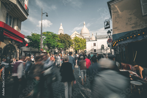 Photography Crowd at Place du Tertre - Paris