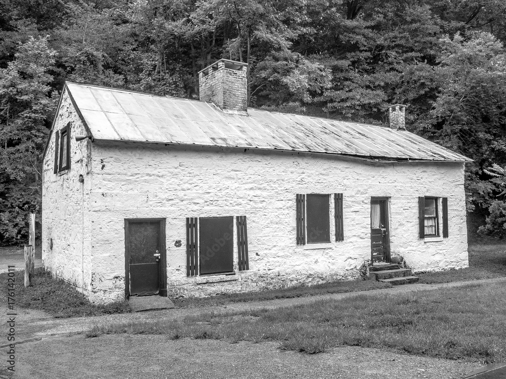 Lockhouse on the C&O Canal in Maryland Lockhouse on the C&O Canal in Maryland