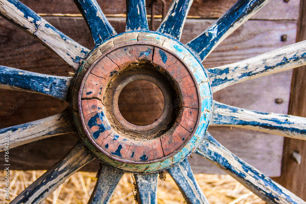 Colonial Wagon Wheel at Mount Vernon, Virginia