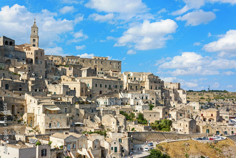 Panoramic view of Matera - italy