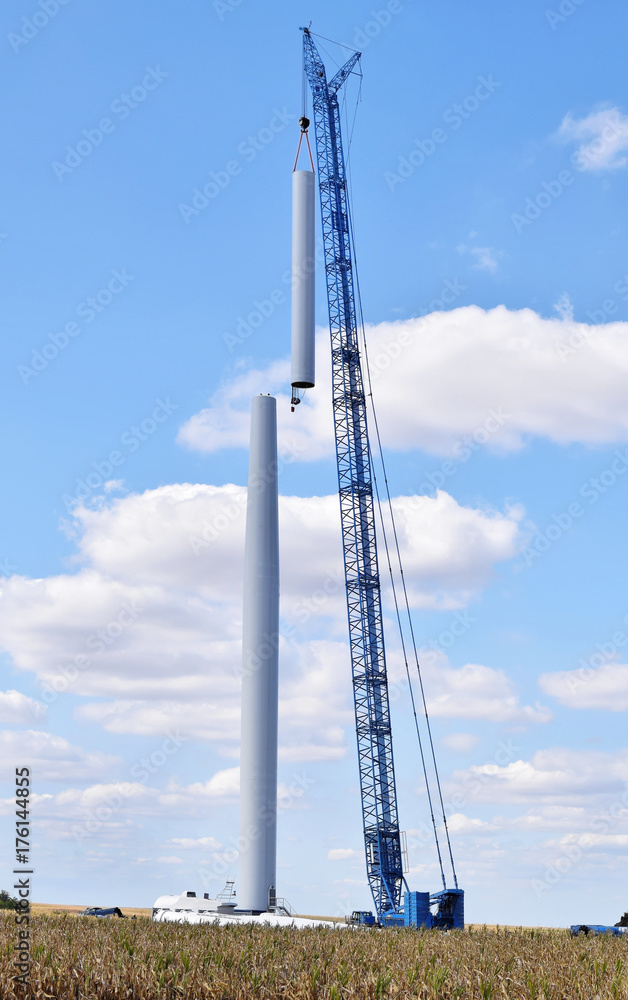 Wind powered generators - construction Wind powered generators - construction