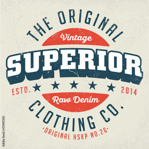 The Original Superior Clothing Co. - Tee Design For Print