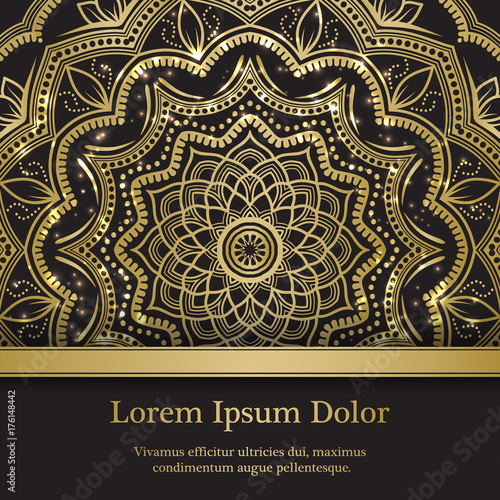 Background with mandala
