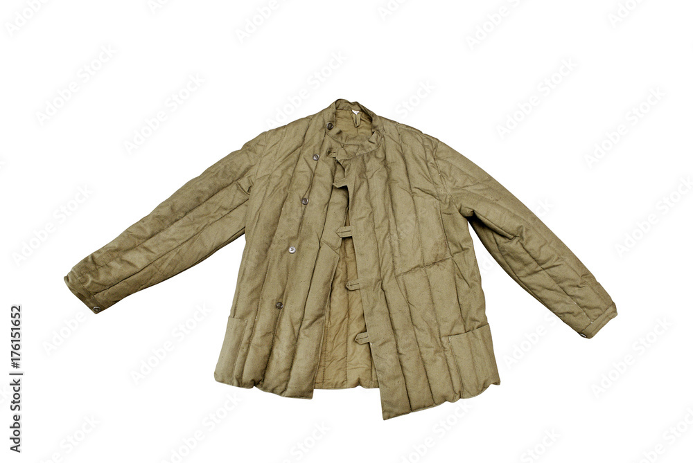 Sovjet quilted cotton jacket so-called "vatnik". USSR Stock Photo | Adobe  Stock