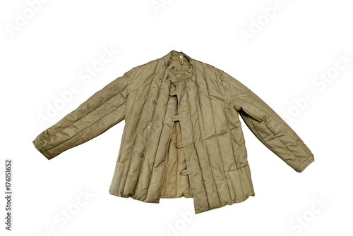 Fotografie Sovjet quilted cotton jacket so-called vatnik. USSR