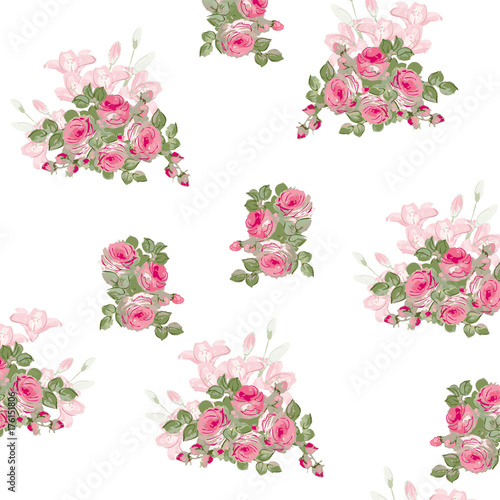 Wallpaper Mural  wallpaper seamless flower pattern Torontodigital.ca