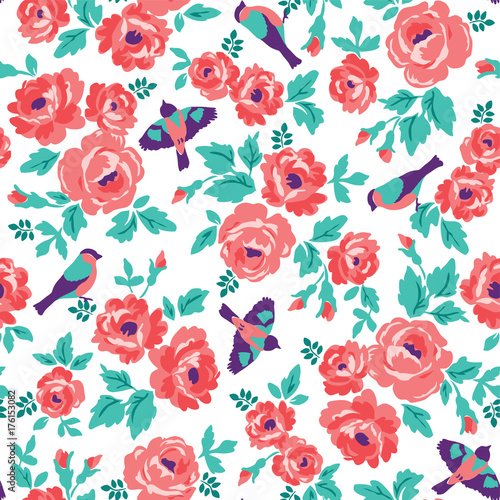  wallpaper seamless flower pattern