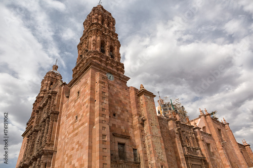 colonial cathedral building built in 'Churrigueresque' style 