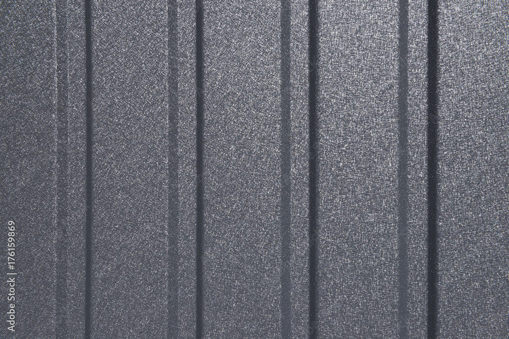 Fototapeta premium Lines on metal sheet background. Profiled steel sheet. Can be used as a background