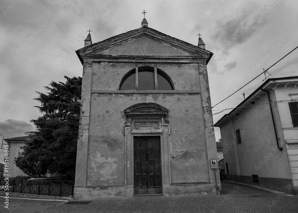 San Giovanni Evangelista - Frassineto Po B/N
