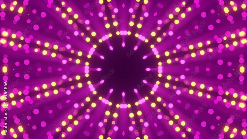 motion light and particles, purple abstract background, loop motion light and particles, purple abstract background, loop