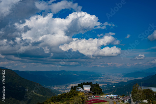 湯沢高原アルプの里からの眺望