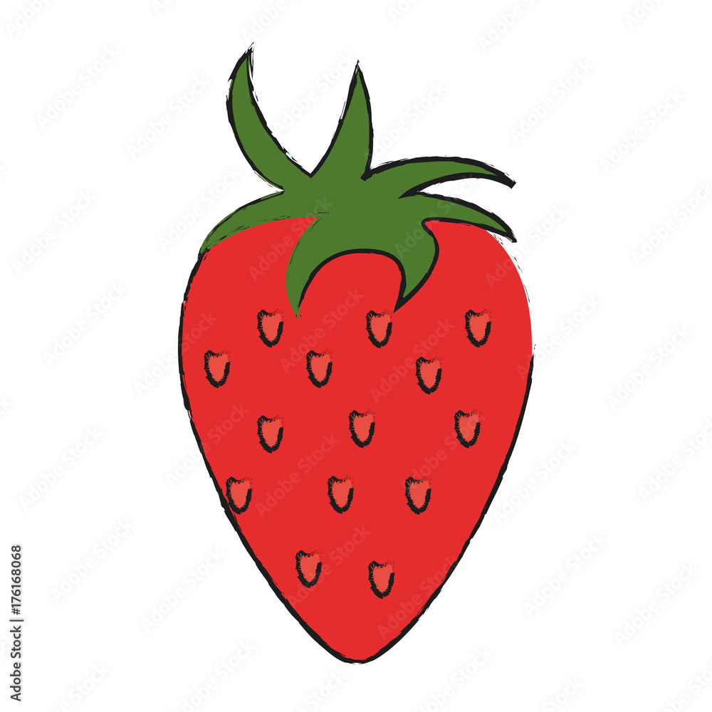 strawberry fruit icon image vector illustration design strawberry fruit icon image vector illustration design
