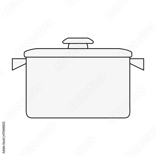 camping pot icon image vector illustration design