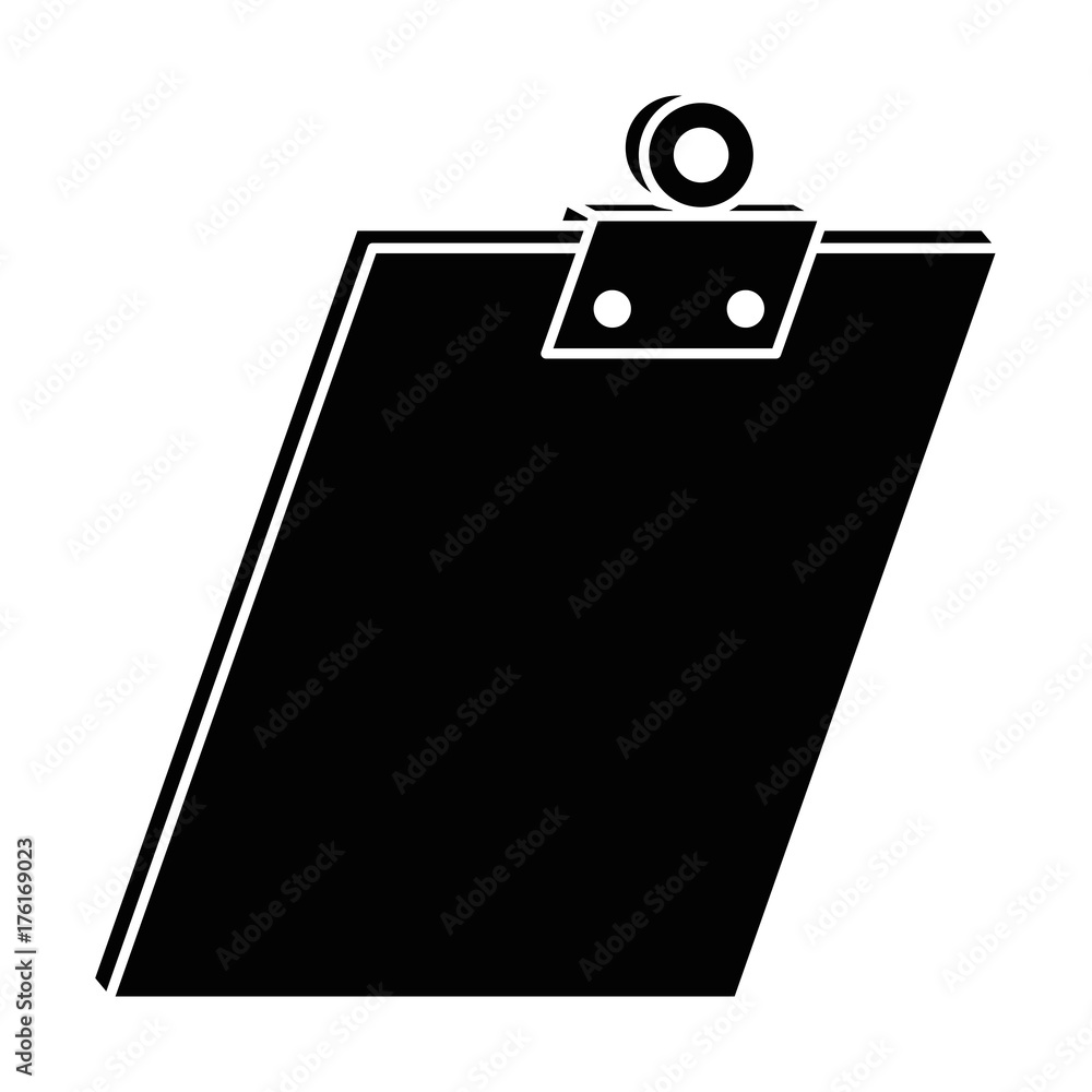 Obraz premium clipboard document isolated icon vector illustration design