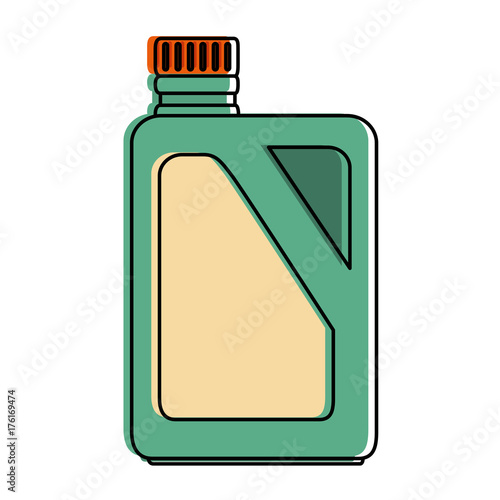 gallon plastic isolated icon
