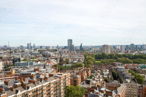 Panoramic views of London from above